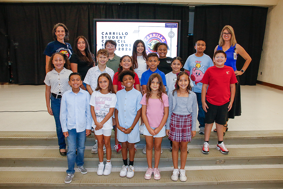 A group photo of the Student Council nominees